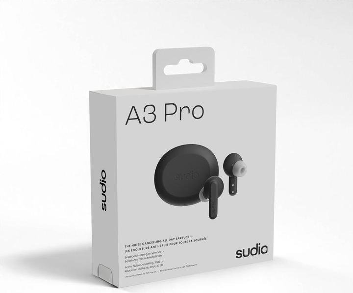 Produktbild Sudio A3 Pro Black (ANC, 25 h, Kabelgebunden)