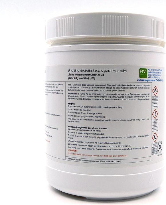 Produktbild Aqua Kristal AquaKristal Chlor Reinigungstabletten (20 g, 18 ml)