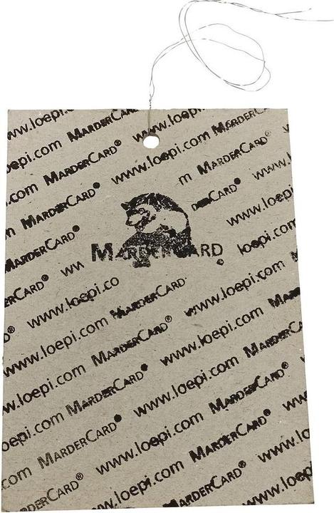 Nährwerte und Zutaten MarderCard Löpi Vergrämungskarte