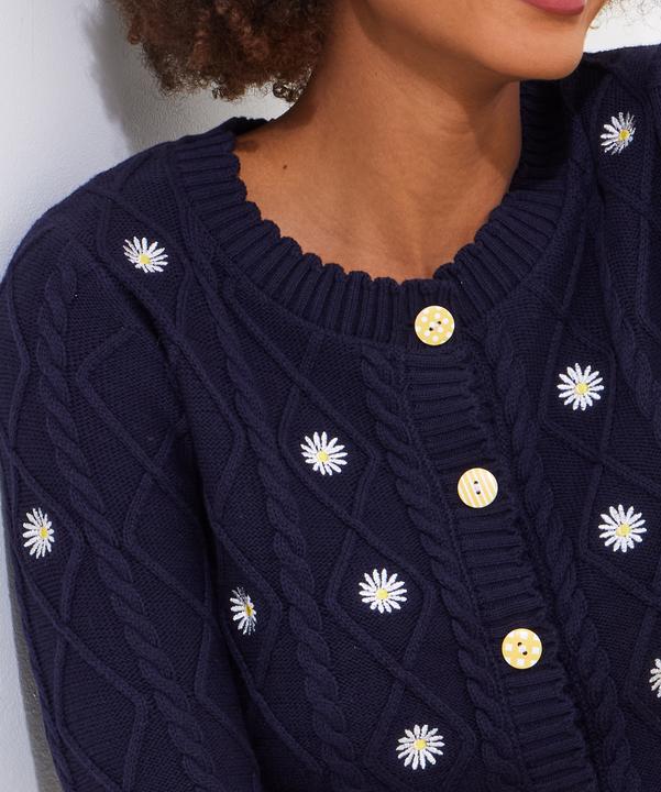 Actual product image Joe Browns Daisy Cable Knit Cardigan (42)