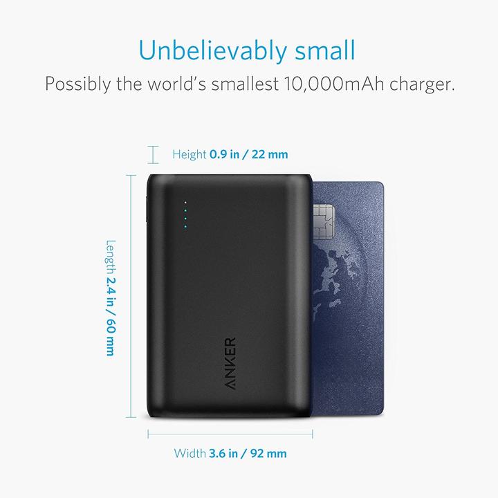Actual product image Anker PowerCore (10000 mAh, 36 Wh)