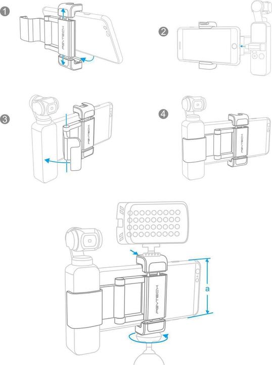 Produktbild Pgytech Osmo Pocket PRO (Gimbal Halterung)