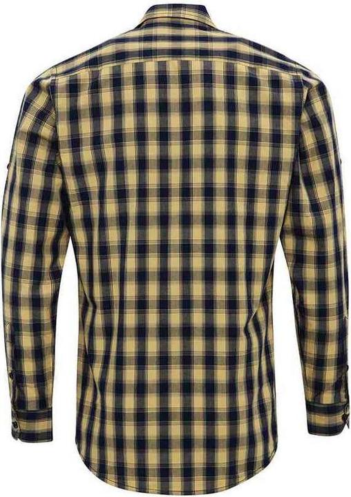 Actual product image Premier Mens Mulligan Checked Cotton Long-Sleeved Shirt (L)