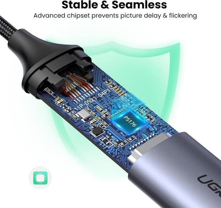 Immagine prodotto Ugreen Adattatore da USB-C a HDMI (USB-C, HDMI, 10 cm)