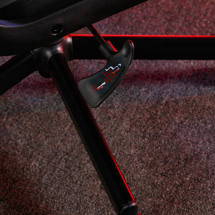 Image du produit X Rocker Chaise de jeu compacte Helix Rouge