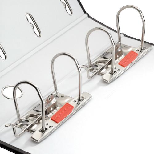 Actual product image Herlitz PP double file maX.file, spine width: 70 mm, red double DIN A5 cross file, PP plastic cover (A4, 70 mm, 1 Piece)