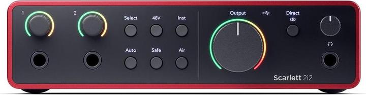 Actual product image Focusrite Scarlett 2i2 – 4th Generation (USB)