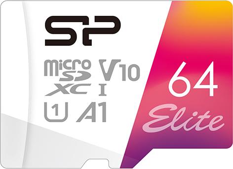 Immagine prodotto Silicon Power Scheda di memoria Elite Micro SDXC 64GB UHS-I A1 V10 (64 GB, microSDXC, U1, UHS-I)