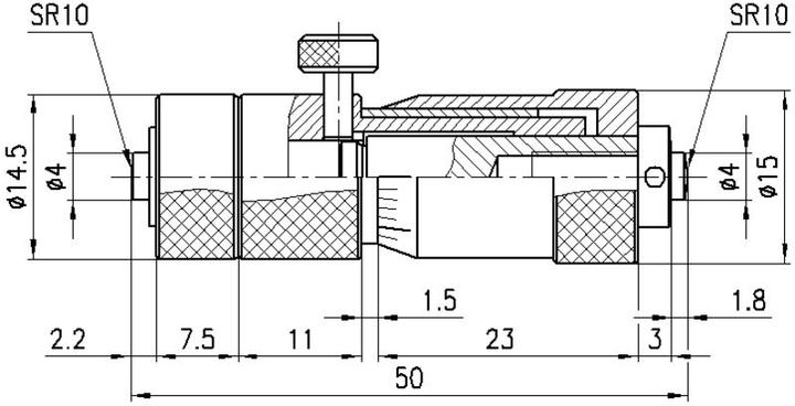Actual product image Mitutoyo Inside micrometer 137-208 (mm)