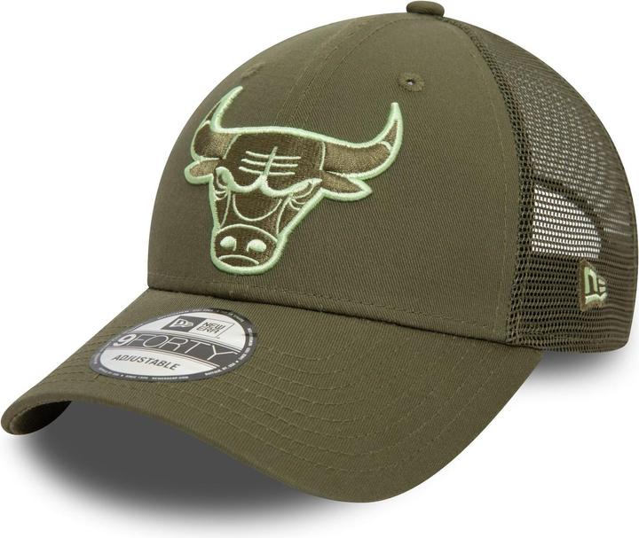 Actual product image New Era 9Forty Mesh Trucker Cap - NBA Chicago Bulls olive (One size)