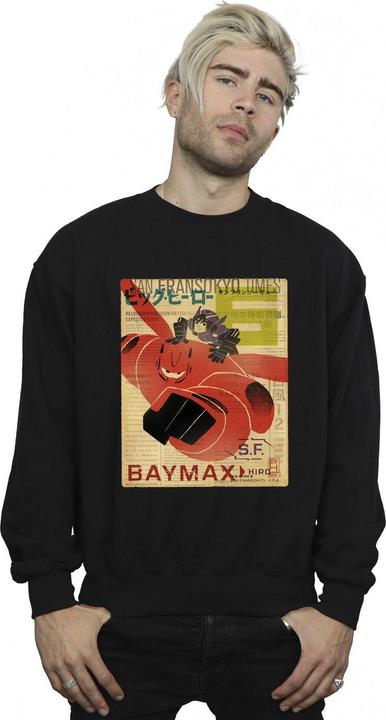 Image du produit Disney - Sweat BIG HERO BAYMAX FLYING BAYMAX NEWSPAPER - Homme (XL)