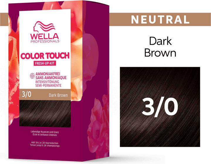 Image du produit Wella Kit Color Touch Fresh Up (3/0 Brun foncé)
