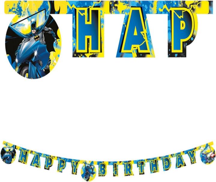 Image du produit Procos Chaîne de lettres Batman Joyeux anniversaire