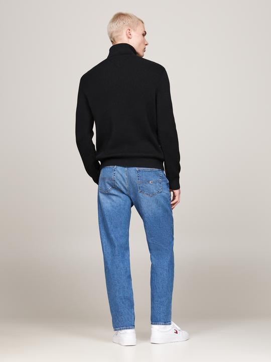 Image du produit Tommy Hilfiger Tommy Jeans Slim Fit Coltrui met wol - Zwart - Maat M (M)