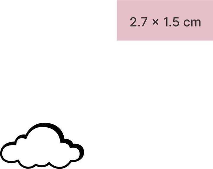 Produktbild minink Temporäres Tattoo – Wolke