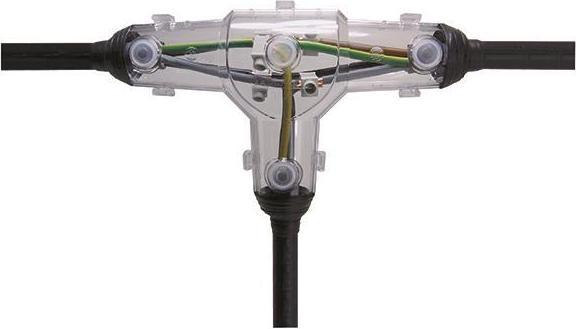 Actual product image CellPack Branch joint 4x35 T2.5 131855 with casting resin EG old 124586