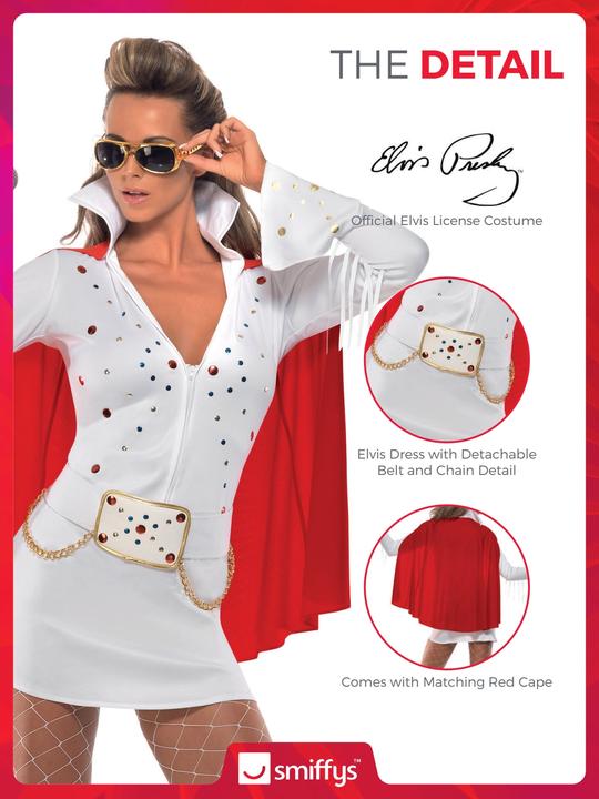 Produktbild Smiffys Elvis Frauen Kostüm (S)