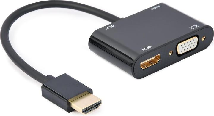Image du produit Gembird HDMI mâle vers HDMI femelle + VGA f (HDMI, VGA, 210 cm)