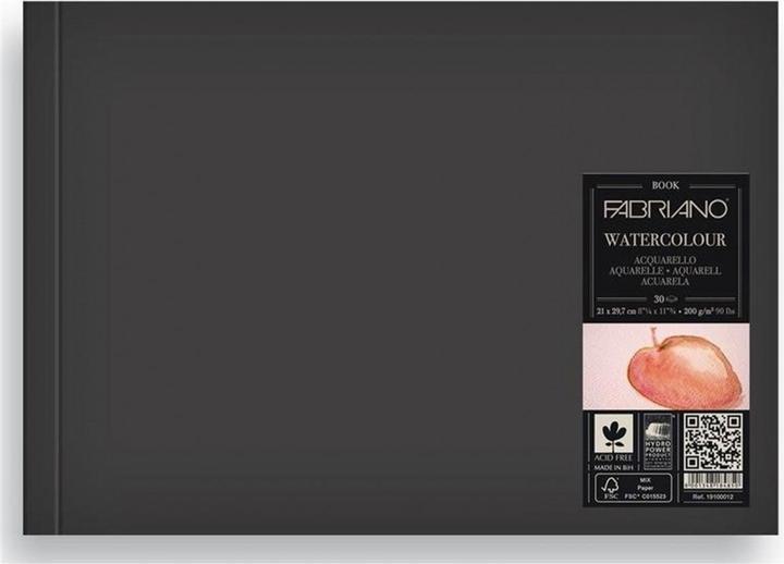 Produktbild Fabriano Aquarellblock Buch A4, 30 Blatt (A4, Harter Einband)