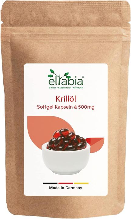 Eltabia Krillöl Kapseln | Premium Krill Öl Reich an Astaxanthin, Omega 3,6 und 9 Fettsäuren (1 Stück, Kapseln)