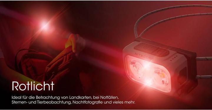 Actual product image Nitecore NU21 Hoofdlamp Geel (360 lm)