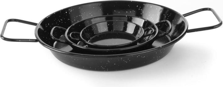 Actual product image Hendi Paella pan enamelled flat steel (24 cm, Paella pan, Steel)