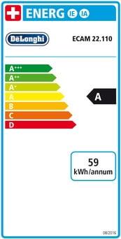 Label énergétique De'Longhi Magnifica S