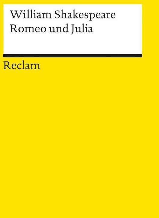 Actual product image Romeo und Julia. (German, William Shakespeare, Dietrich Klose, August Wilhelm Schlegel, 1998)