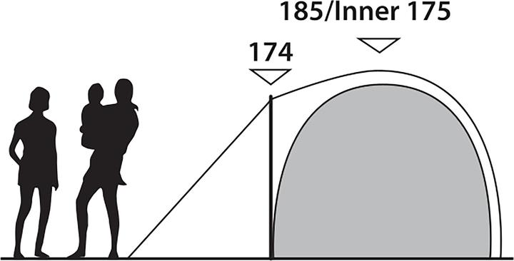 Produktbild Outwell Cloud 5 (Kuppelzelt, 10.11 kg, 5 Personen)
