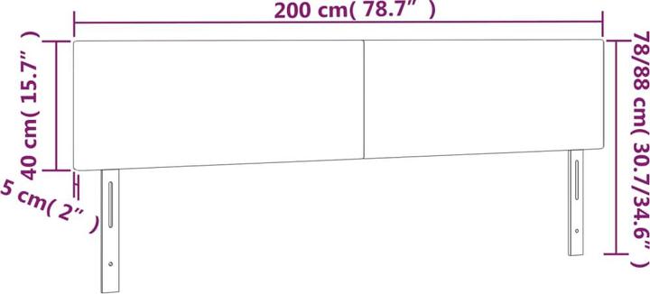 Image du produit VidaXL Ruben (200 x 5 x 88 cm)