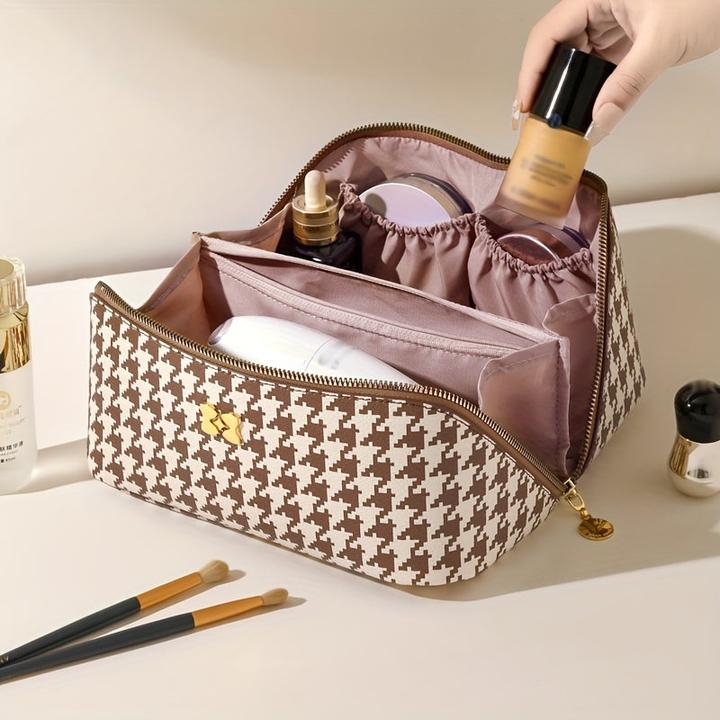 Produktbild Only-Bags.Store Reise-Makeup-Tasche mit mehreren Fächern, tragbare und geräumige Kosmetische Aufbewahrungstasche