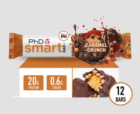 Actual product image PhD Nutrition smart bar (caramel crunch, 12 pcs., 768 g)