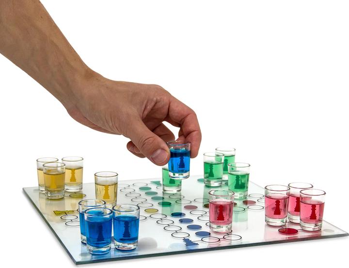 Actual product image Relaxdays Drinking Ludo Game