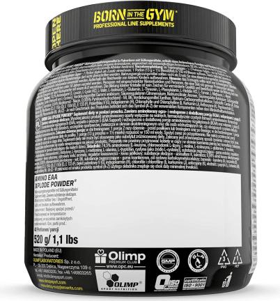 Immagine prodotto Olimp Sport Nutrition Amino EAA Xplode Polvere (520g stagno) (Arancia, 1 pz., 520 g)