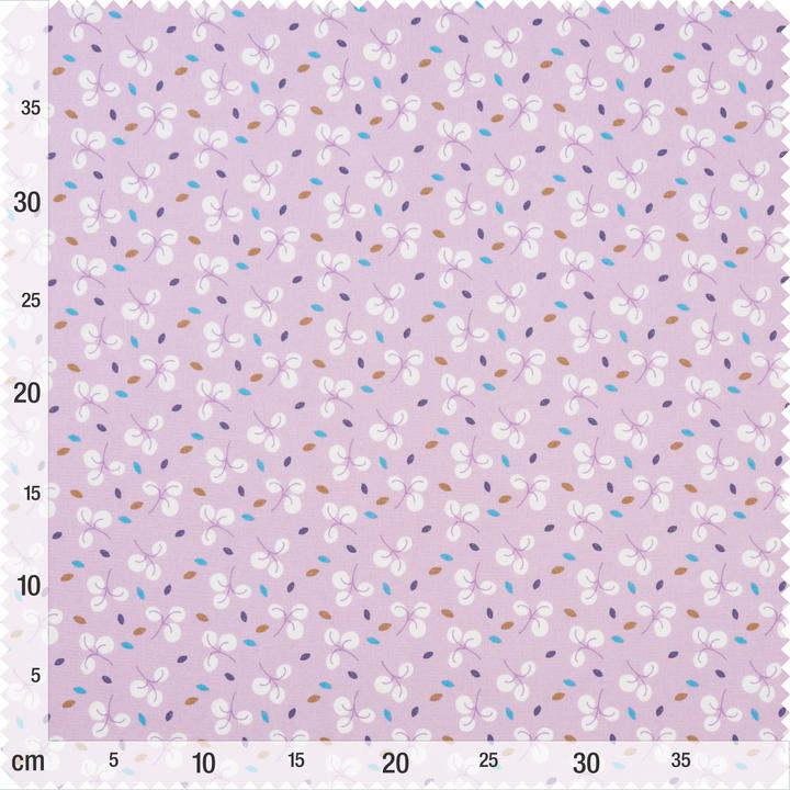 Image du produit VBS Tissu de coton "Clara Violet", largeur 150 cm, vendu au mètre