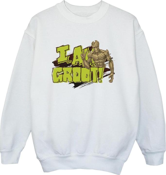 Actual product image Guardians of the Galaxy Boys I Am Groot Sweatshirt (152, 158)