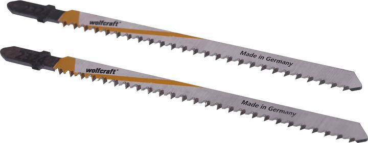 Actual product image wolfcraft wolfcraft 2 Stichsägeblätter HCS L=130mm T-Schaft