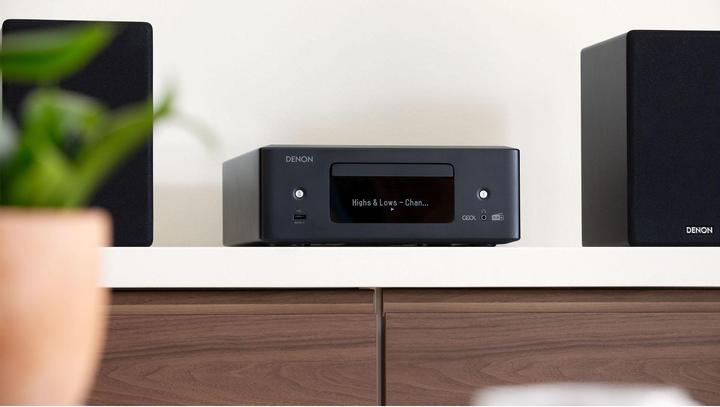 Produktbild Denon CEOL N12 DAB (Airplay, Multiroom, Spotify Connect, WLAN, Bluetooth, CD Player, 2x 65 W)