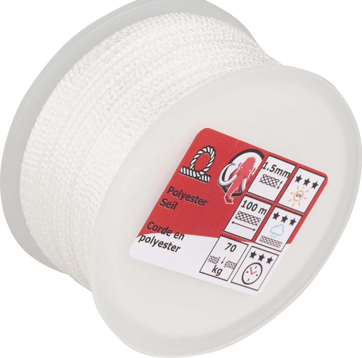 Immagine prodotto Mamutec Corda in poliestere 1,5 mm 100 m (100 m)