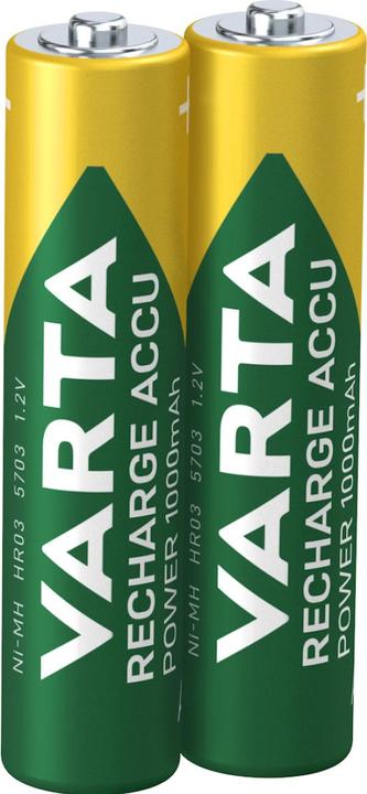 Produktbild Varta Recharge Accu Power (2 Stk., AAA, 1000 mAh)