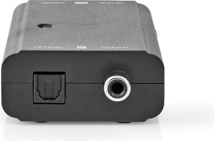 Actual product image Nedis Digital Audio Converter 2-way connections - Input: 1x S / PDIF (RCA) jack / 1x TosLink jack (0.05 m, Optical)