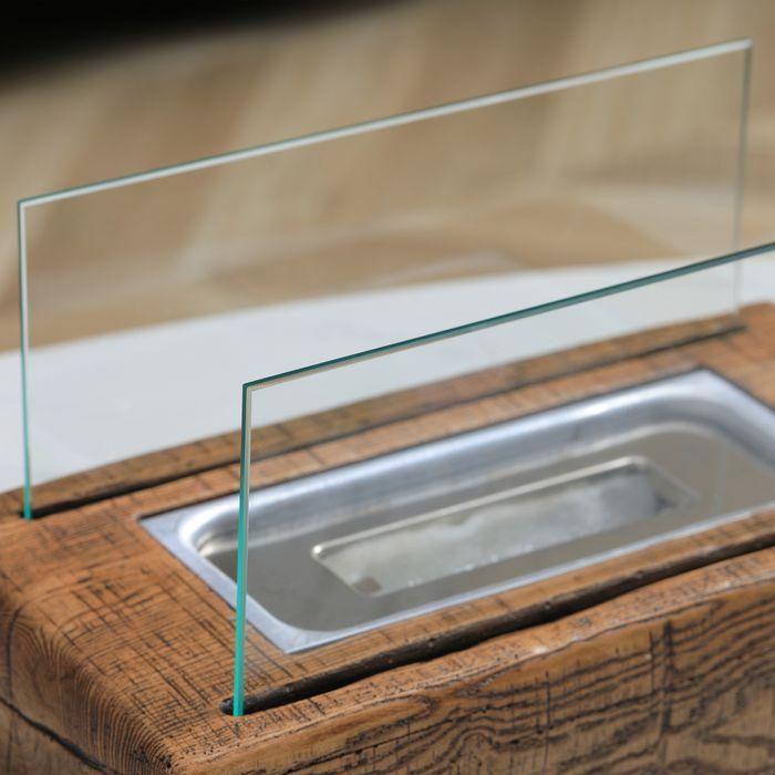 Produktbild Swisshandel24 Ethanol-Kamin, 0,15L Brenndauer 45 Min, Tischkamin (33 x 16 x 18 cm)