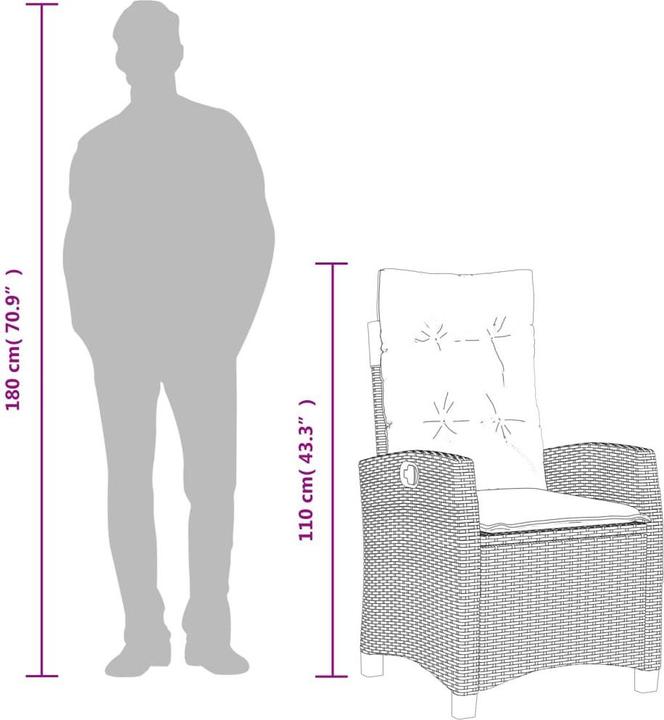 Actual product image VidaXL Jarn (80 cm)