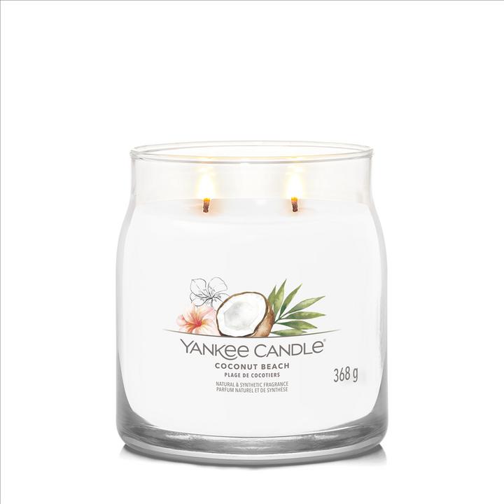 Immagine prodotto Yankee Candle Candela profumata in barattolo medio Coconut Beach Signature
