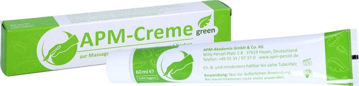 Actual product image Cream green for massaging larger body parts and scars, 60 ml cream (Body cream, 60 ml)