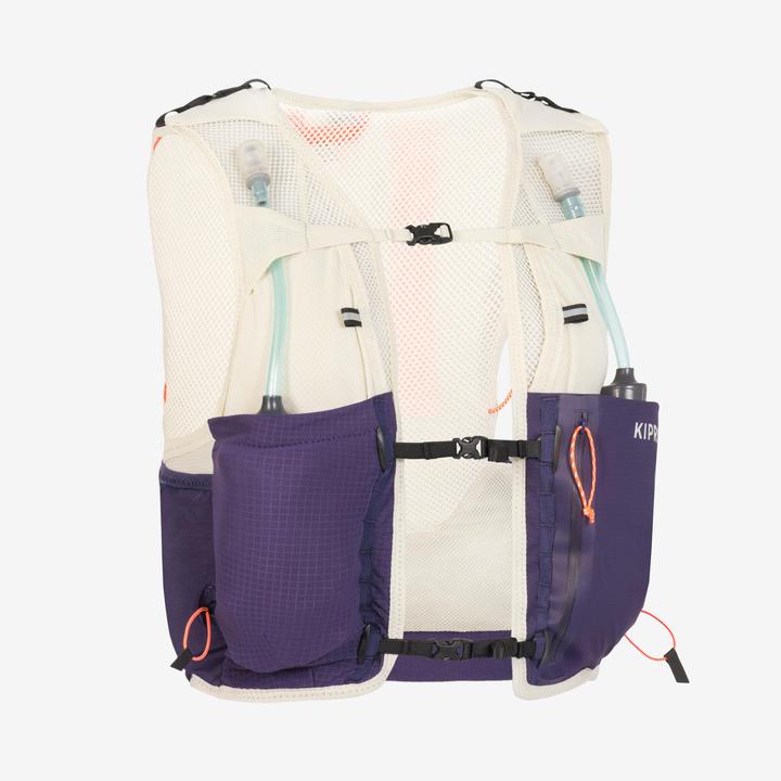 Image du produit Kiprun Sac trail running 8L femme beige/violet (8 l)