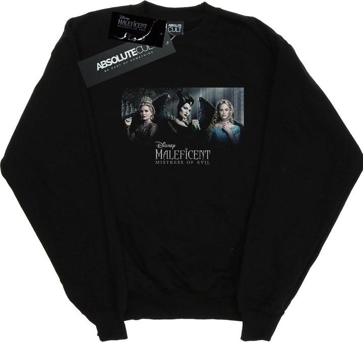 Actual product image Disney Girls Maleficent Mistress Of Evil Character Poster Sweatshirt (152, 158)