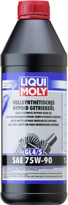Produktbild Liqui Moly Vollsynthetisches Hypoid-Getriebeöl (GL4/5) 75W-90 (1 l)