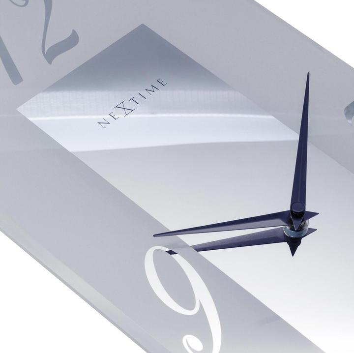 Produktbild Nextime Wanduhr Dali Transparent/Weiss