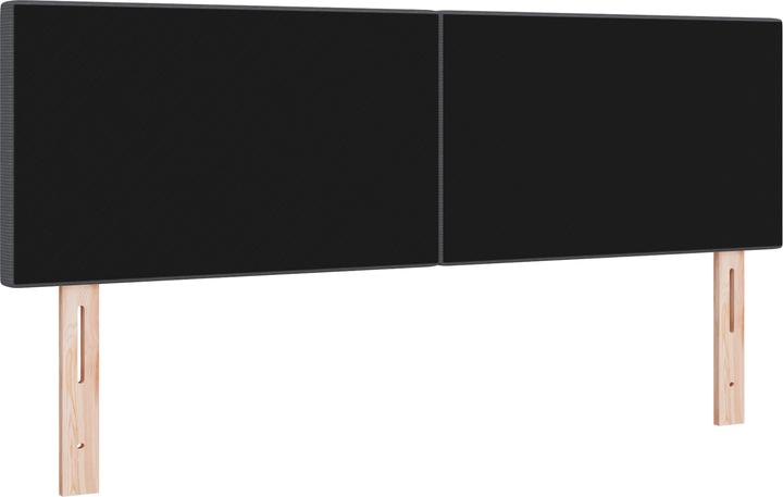 Produktbild VidaXL LED Kopfteil Einfarbig Dunkelgrau 80 cm Cordstoff (160 x 5 x 88 cm)